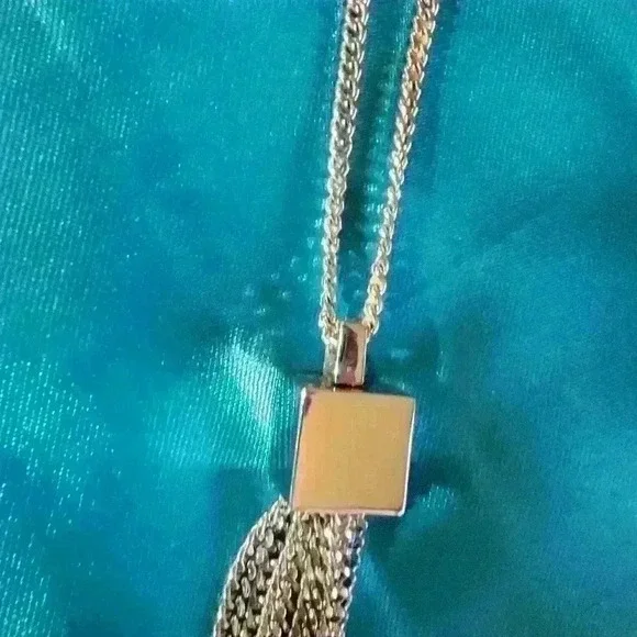 Monet Silvertone Chain Necklace - Picture 4 of 5